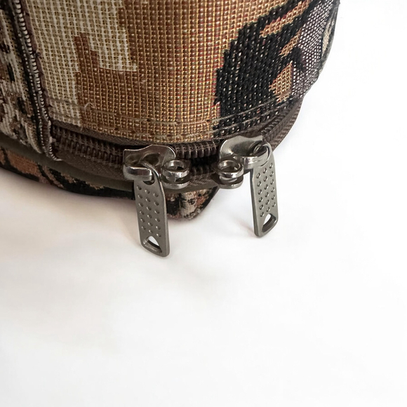 Bon Voyage Paris Safari Print Travel Vanity Case Bag Carry-On Organizer - Picture 8 of 10